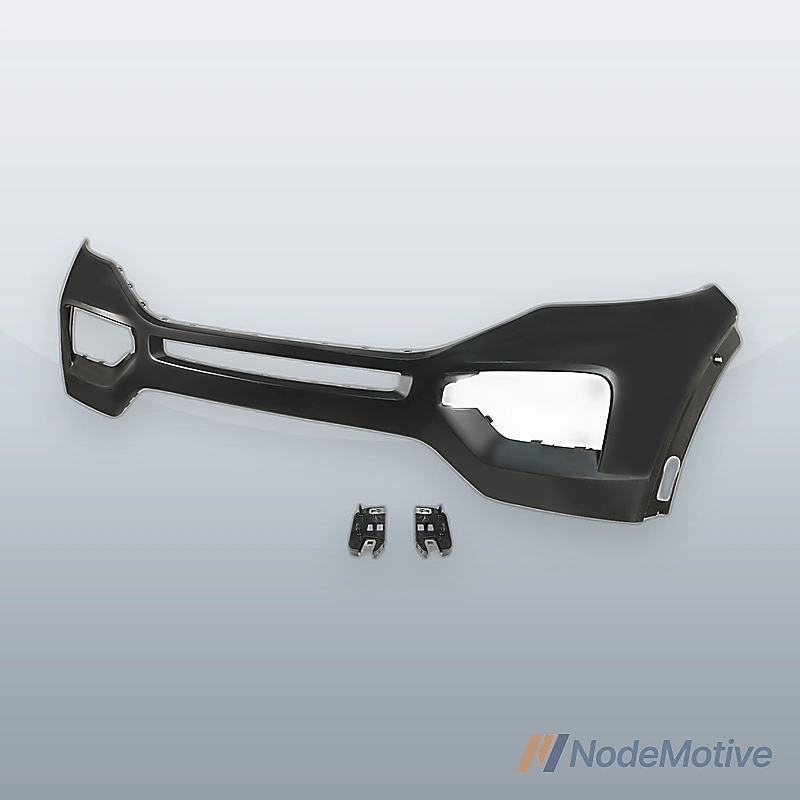 Front Bumper Plastic For 2020-2024 Ford Explorer Black