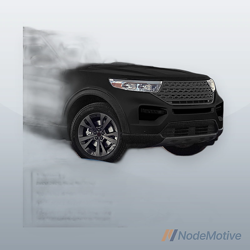 Front Bumper Plastic For 2020-2024 Ford Explorer Black