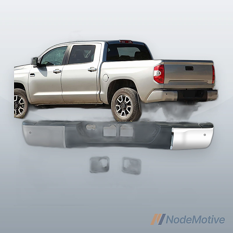 Rear Bumper Assembly For 2014-2021 Toyota Tundra With Sensor Holes