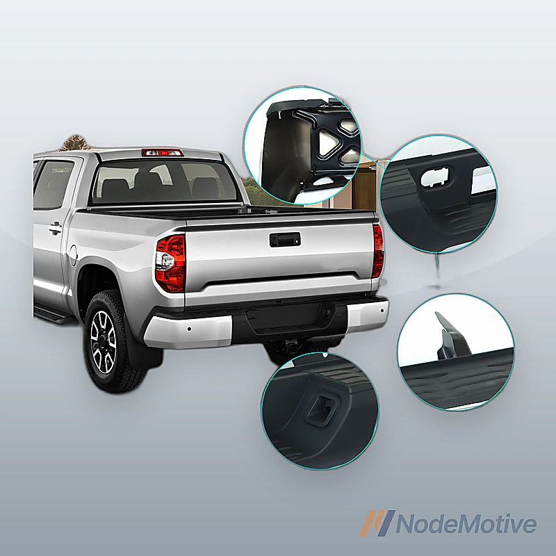 Rear Bumper Assembly For 2014-2021 Toyota Tundra With Sensor Holes