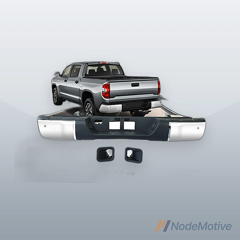 Rear Bumper Assembly For 2014-2021 Toyota Tundra With Sensor Holes