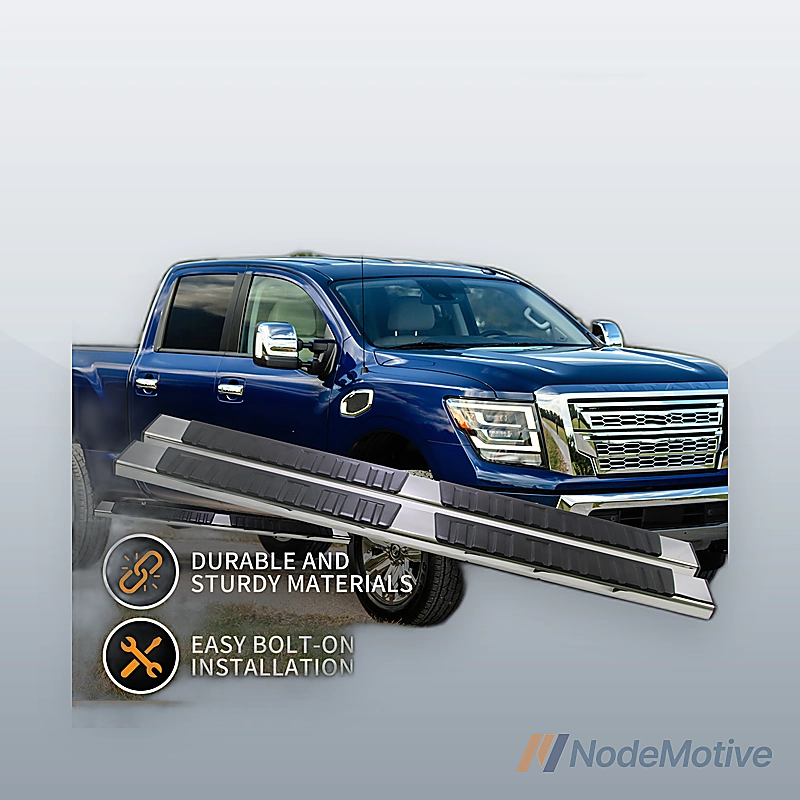Running Boards for 2004-2023 Nissan Titan Crew Cab 6