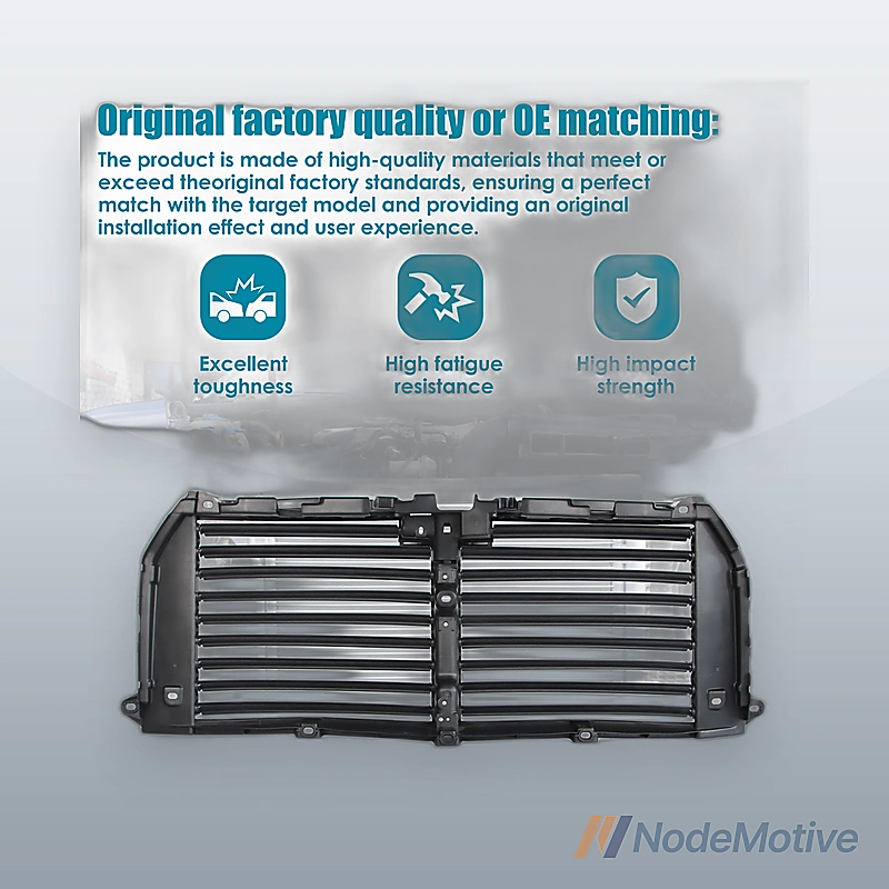 For Ford F-150 2015-2017 Upper Radiator Grille Air Shutter Assembly #