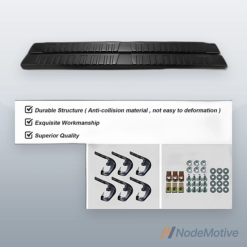 Side Step Running Boards for 07-18 Silverado Sierra 1500 2500 3500 HD double cab