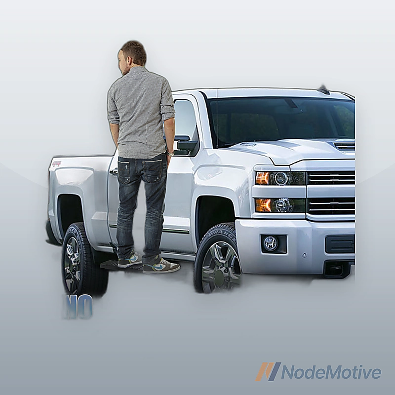 Side Step Running Boards for 07-18 Silverado Sierra 1500 2500 3500 HD double cab