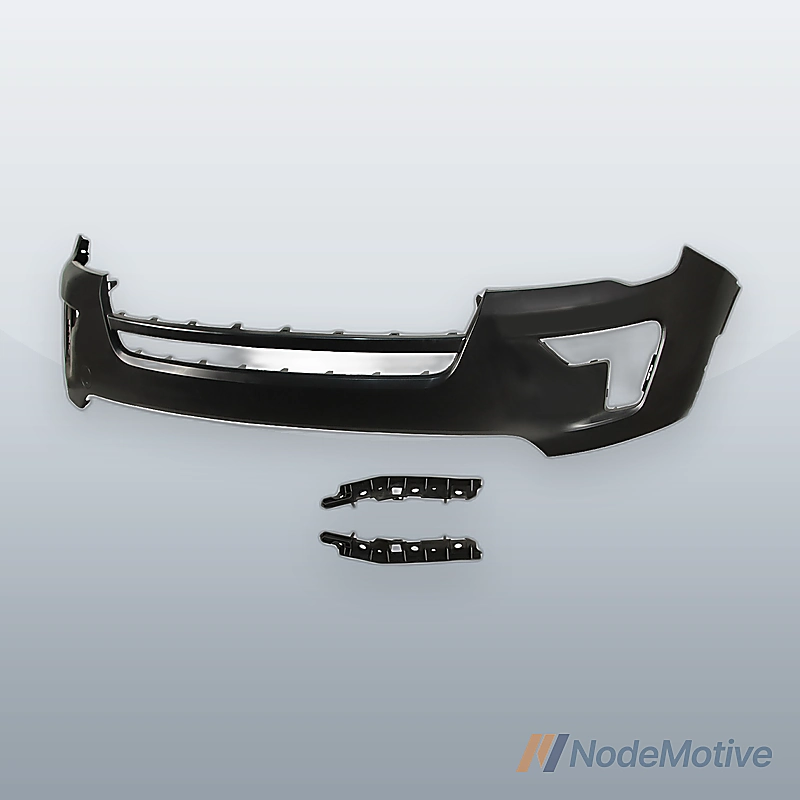 Black Front Bumper Plastic For 2018 Ford Explorer