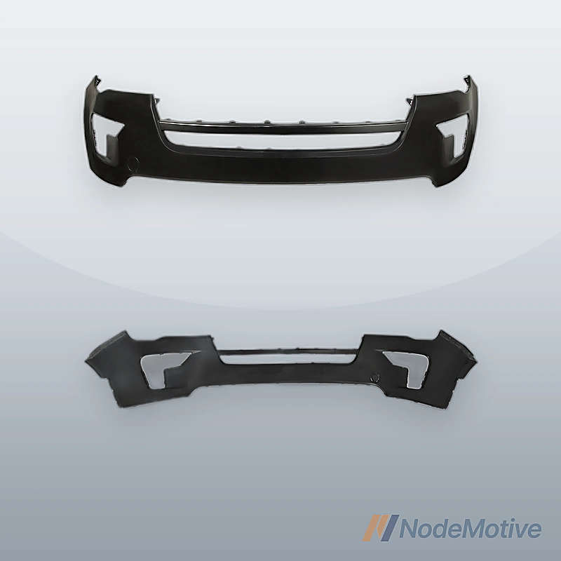 Black Front Bumper Plastic For 2018 Ford Explorer