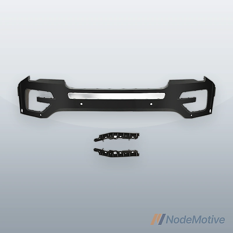 Black Front Bumper Plastic For 2016 EXPLORER With Six Hole