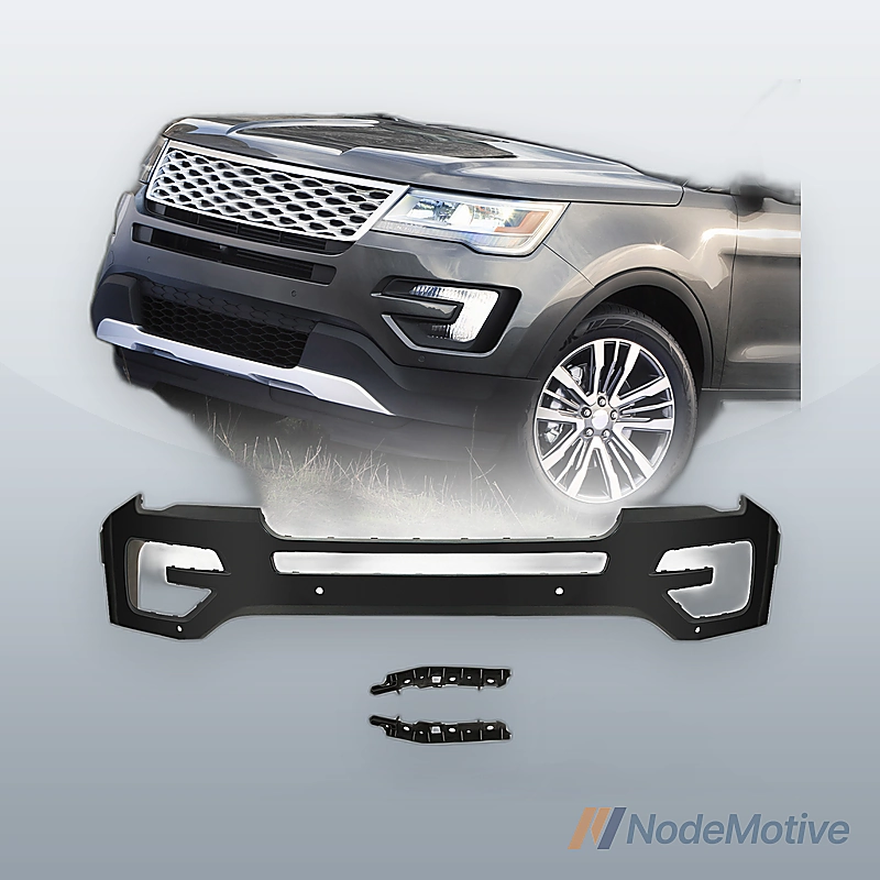 Black Front Bumper Plastic For 2016-2017 Ford Explorer FO1000727/FB5Z17D957CPTM