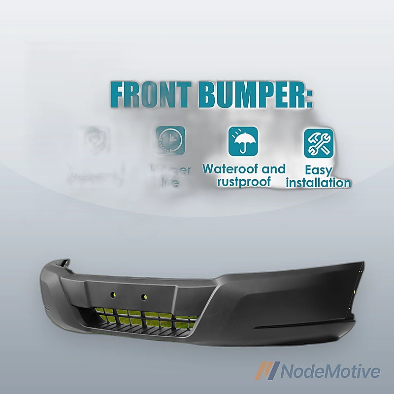 Front Bumper Plastic For 2015-2019 Transit FRONT BUMPER LOWER Black