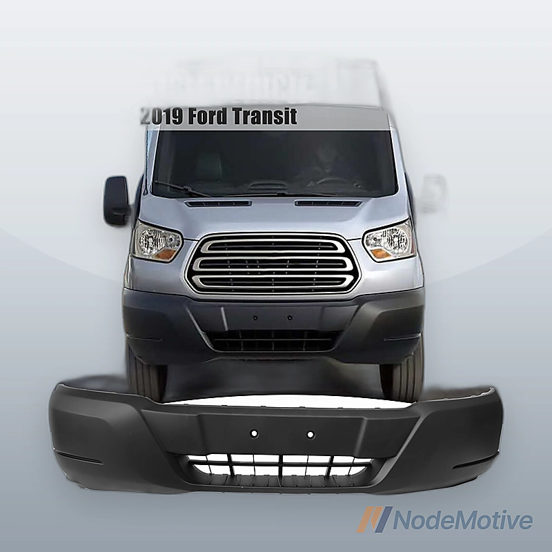 Front Bumper Plastic For 2015-2019 Transit FRONT BUMPER LOWER Black