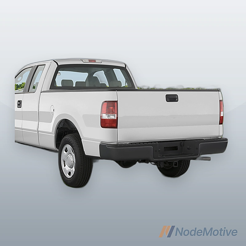 Rear Bumper Steel For 2021 Ford F150 W/ Tow Hole Black W/Radar Holes