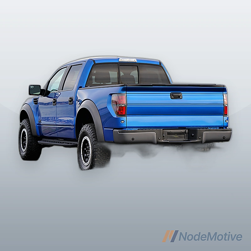 Rear Bumper Steel For 2021 Ford F150 W/ Tow Hole Black W/Radar Holes