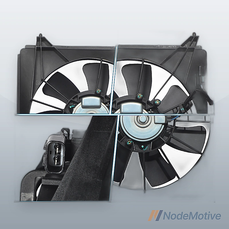Radiator Cooling Fan Assembly for 2008-2012 Honda Accord Left and Right