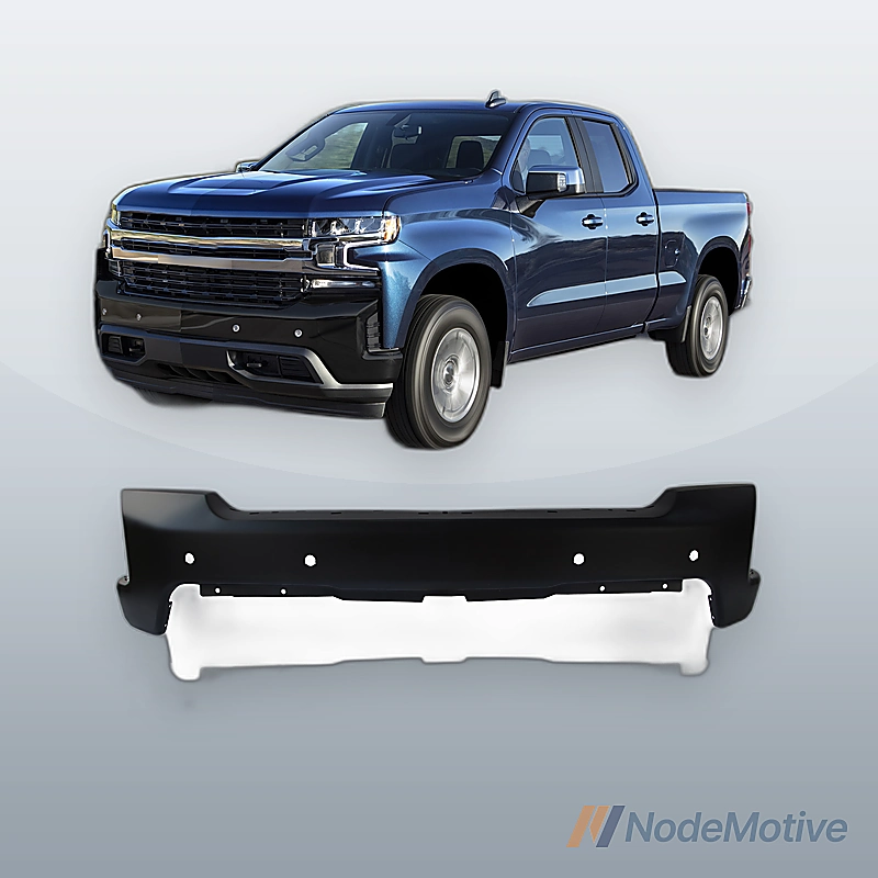 Primered Front Bumper Face Bar for 2019-2021 Chevy Silverado 1500 LT LTZ w/ Park