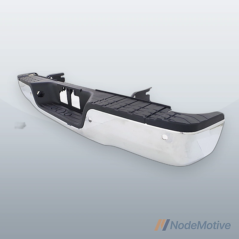 Step Bumper For 2007-2013 Toyota Tundra Assembly With Sensor Holes Chrome Rear