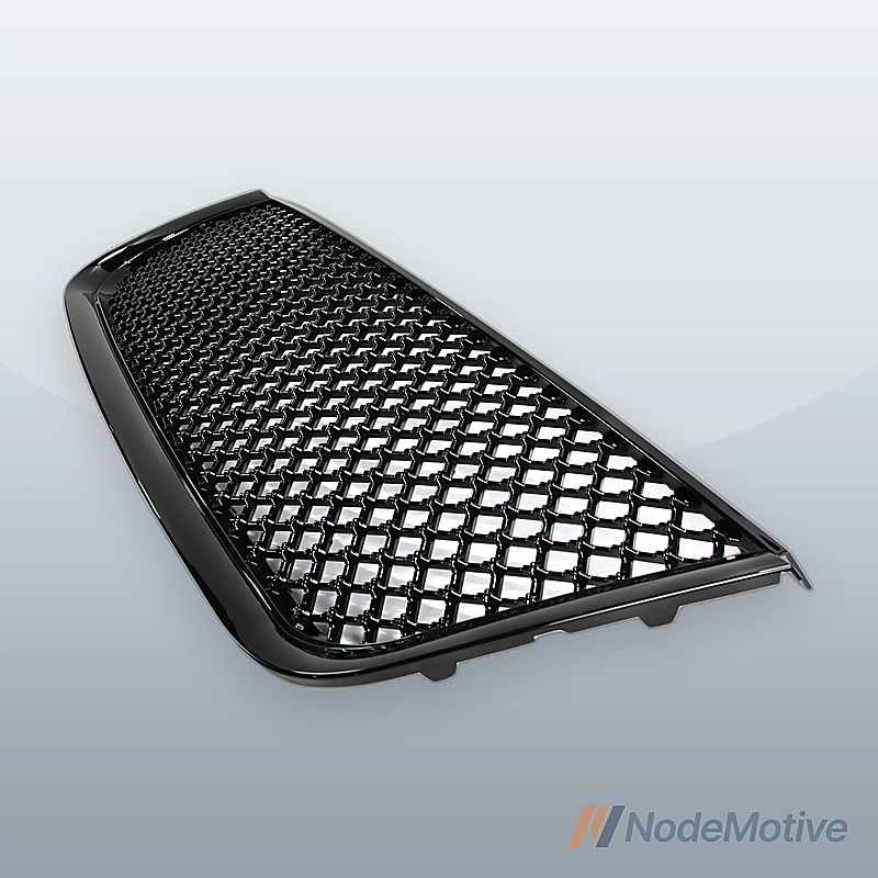 Car Front Grill for 2003 2004 2005 2006 Ford Expedition,Gloss Black Grille