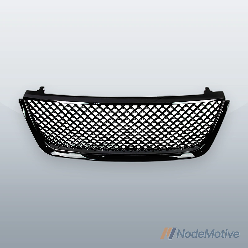 Car Front Grill for 2003 2004 2005 2006 Ford Expedition,Gloss Black Grille