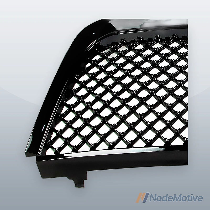 Car Front Grill for 2003 2004 2005 2006 Ford Expedition,Gloss Black Grille