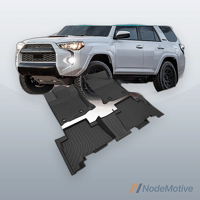 Floor Mats Liners For Toyota 4Runner 2013-2022 Carpet TPE All Season Weather