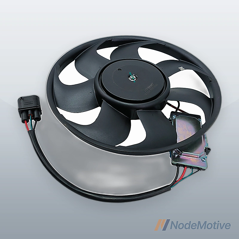 Right Passenger Side Electric Cooling Fan w/ Module Fits Audi S4 S5 2008-2012