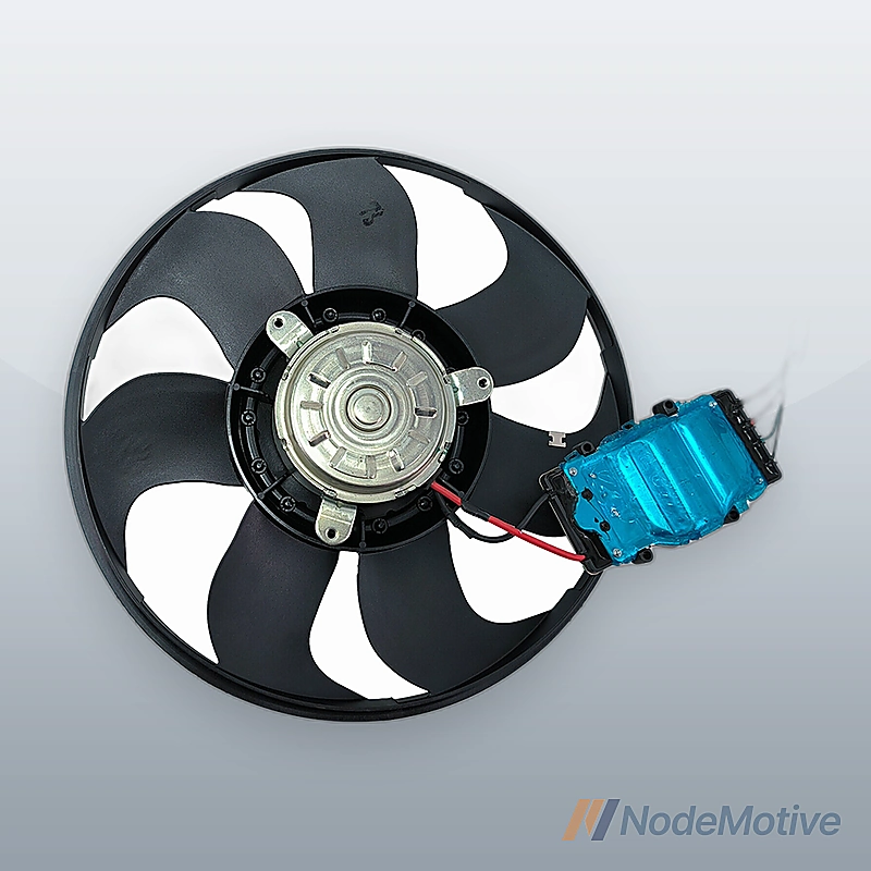 Right Passenger Side Electric Cooling Fan w/ Module Fits Audi S4 S5 2008-2012