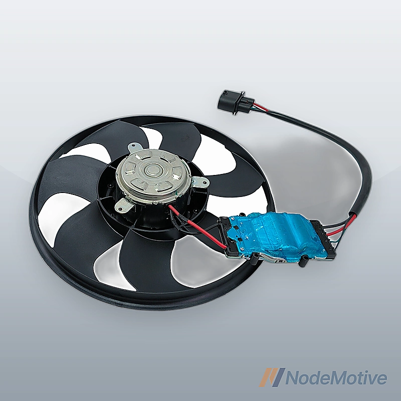 Right Passenger Side Electric Cooling Fan w/ Module Fits Audi S4 S5 2008-2012