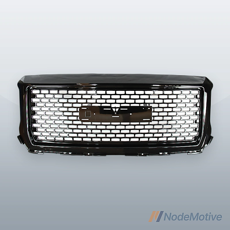 Car Front Grill for 2014-2015 GMC Sierra Sierra 1500 Gloss Black Grille