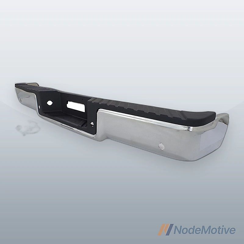 Step Bumper For 2004-06 Ford F-150 Rear Chrome with Rear Object Sensor Assembly