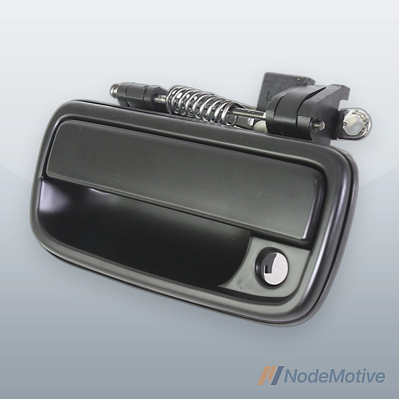 Exterior Door Handle For 1995-2004 Toyota Tacoma Smooth Black with Keyhole