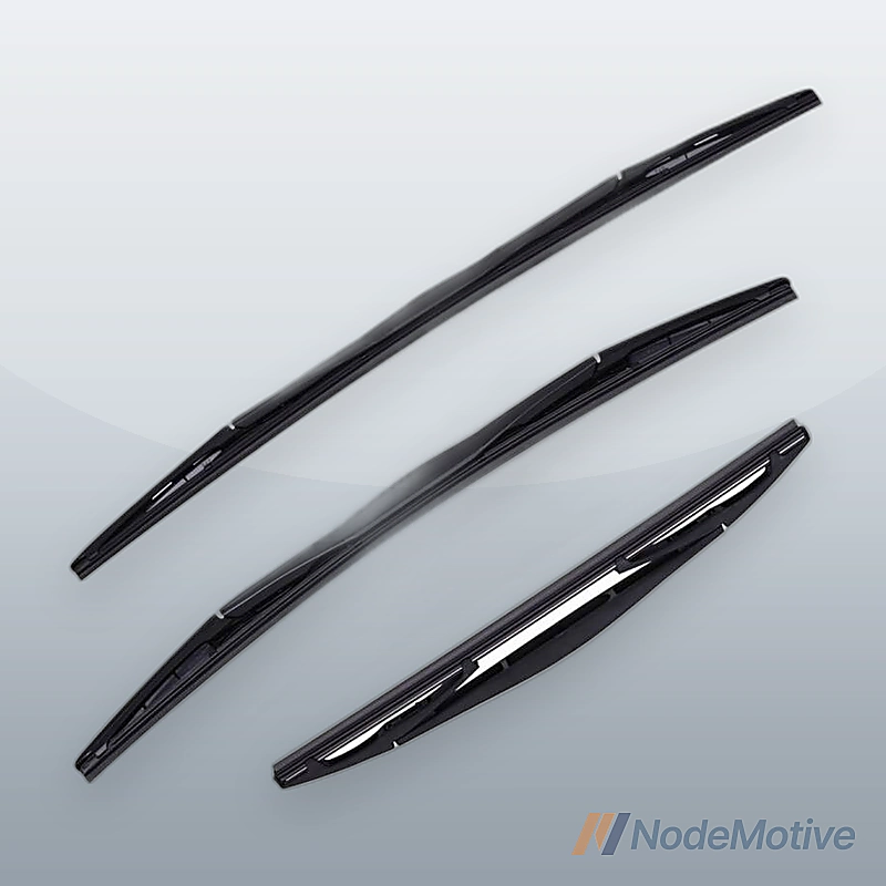 3PCS Front & Rear Windshield Window Wiper Blade for BMW F15 F85 X5 2014-2018