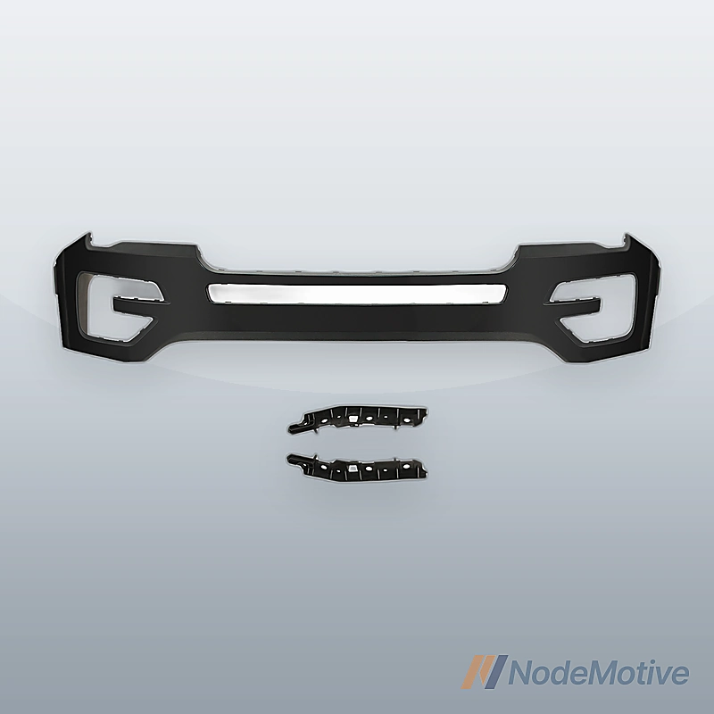 Front Bumper Plastic For 2016-2017 Ford Explorer W/O Radar Hole