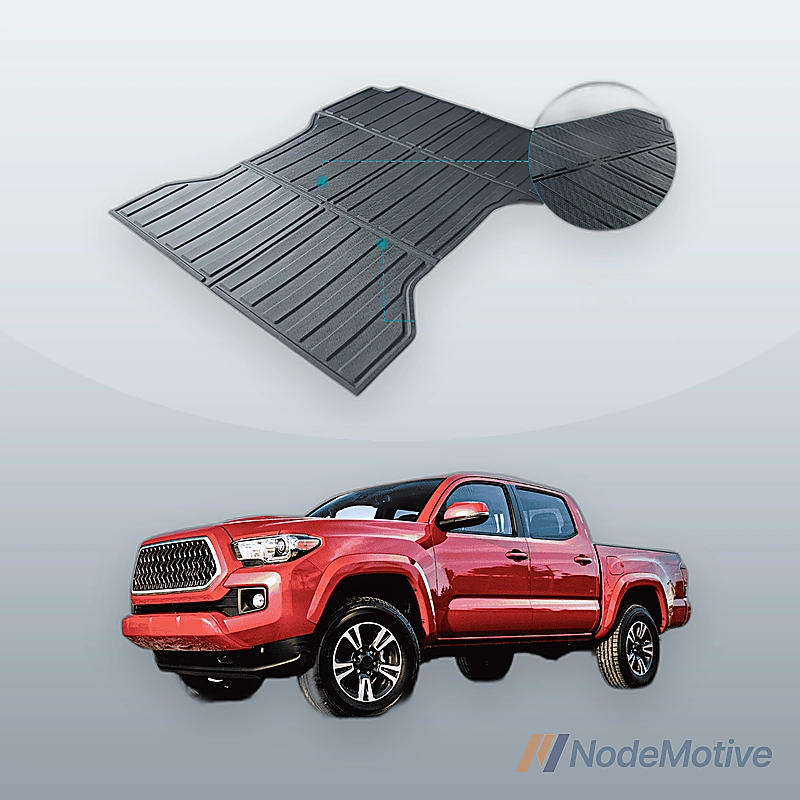 Truck Bed Mat TPE For Toyota Tacoma 2005-2023 6Ft Long Bed Models