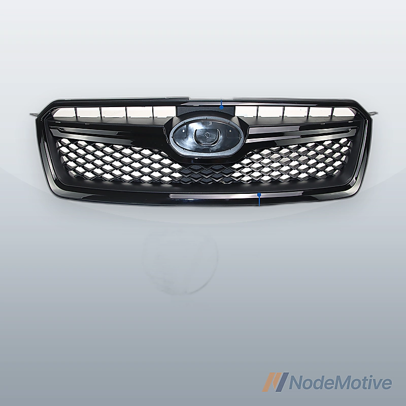 Front Grill for 2016-2017 Subaru XV Crosstrek Honeycomb Gloss Black