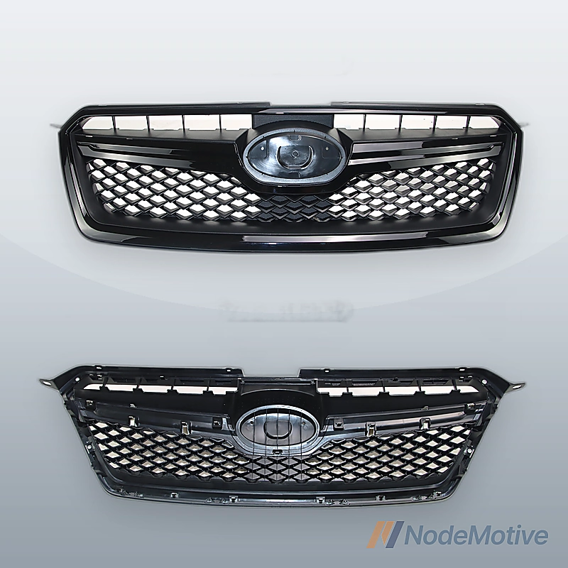 Front Grill for 2016-2017 Subaru XV Crosstrek Honeycomb Gloss Black