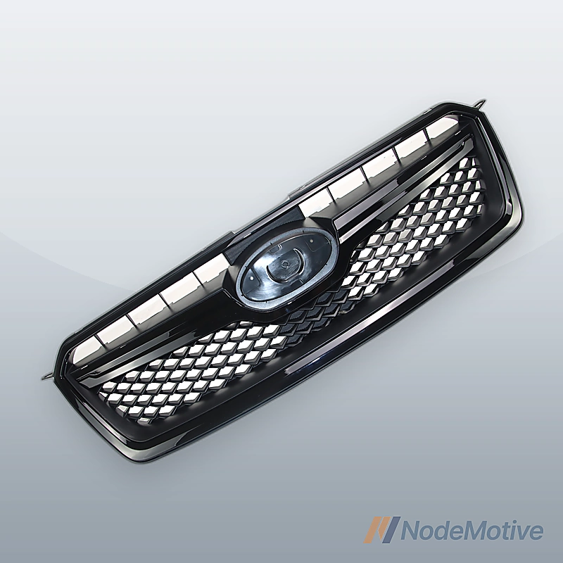 Front Grill for 2016-2017 Subaru XV Crosstrek Honeycomb Gloss Black