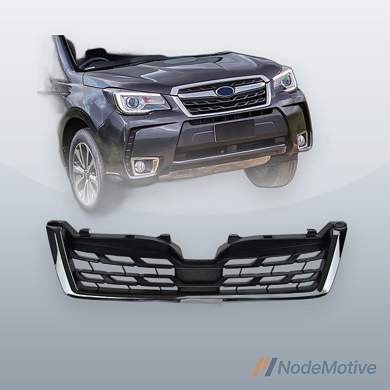 Front Grill for 2014-2018 Subaru Forester Chrome Mould Mesh