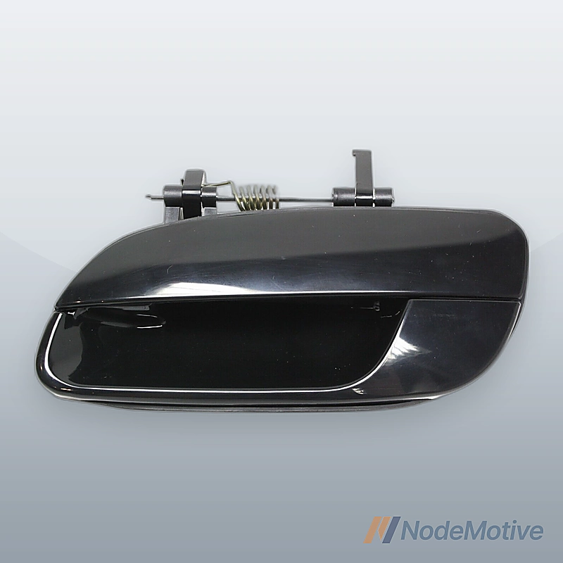 Exterior Door Handle For 2001-2006 Hyundai Elantra Rear LH Smooth Black Plastic