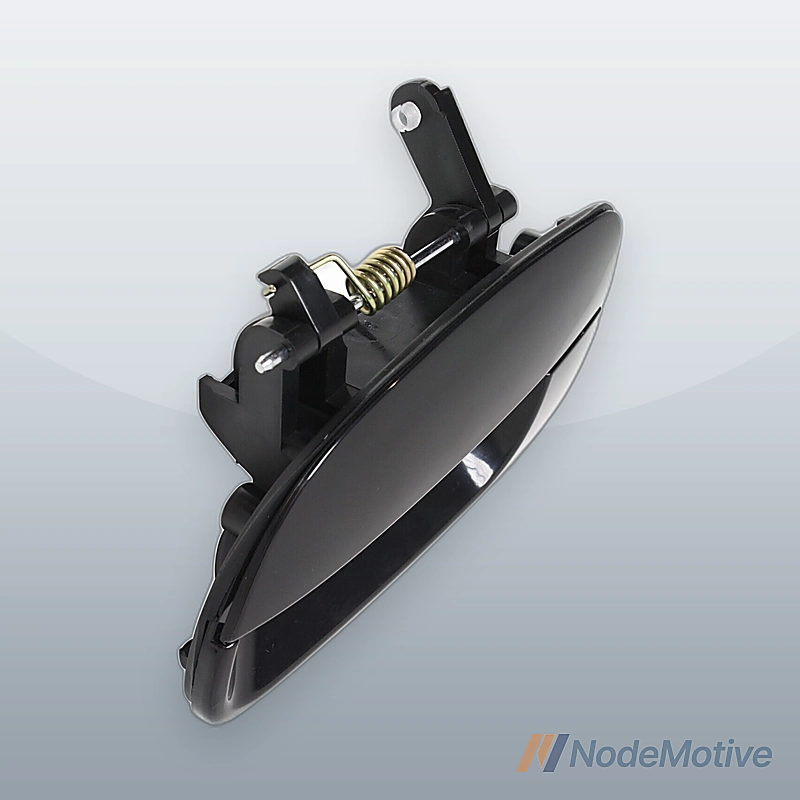 Exterior Door Handle For 2001-2006 Hyundai Elantra Rear LH Smooth Black Plastic