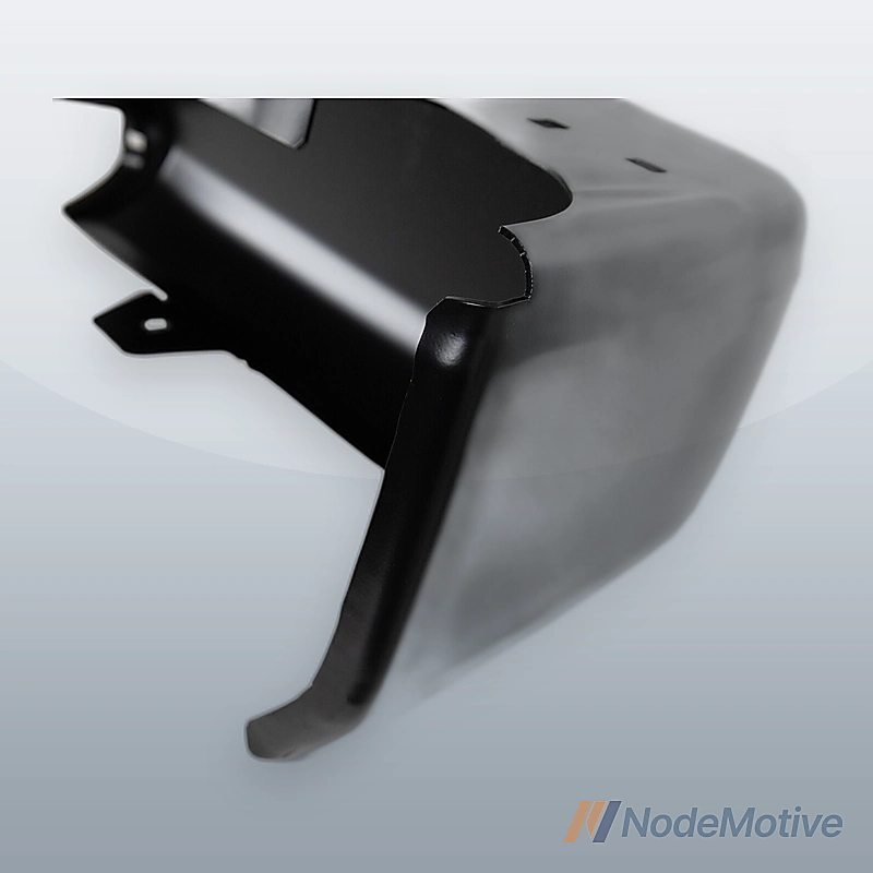 Step Bumper For 2007-2015 Nissan Titan Rear Powdercoated Black Steel