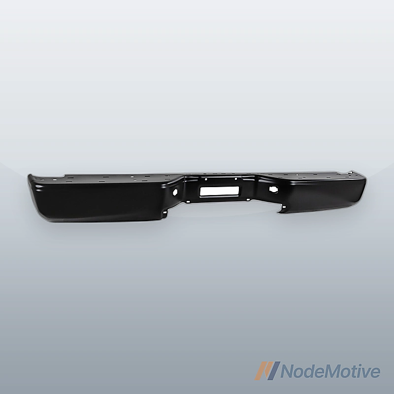 Step Bumper For 2007-2015 Nissan Titan Rear Powdercoated Black Steel