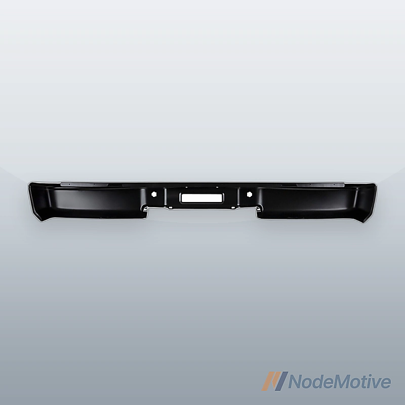 Step Bumper For 2007-2015 Nissan Titan Rear Powdercoated Black Steel