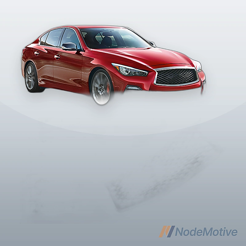 Front Grill for 2018-2023 INFINITI Q50 Only Fits Model Without Sensors