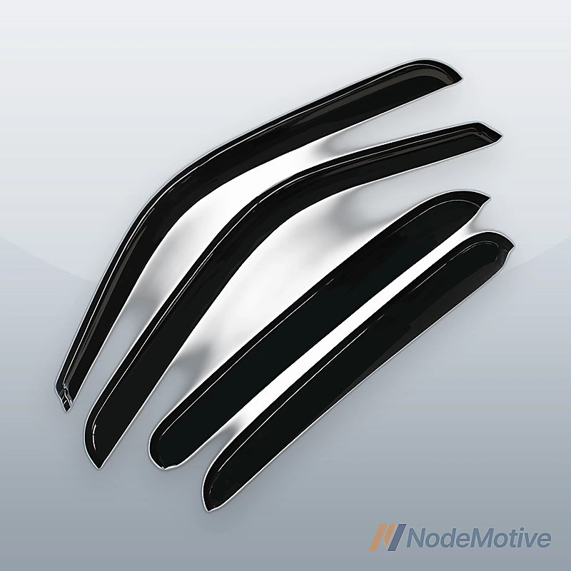 4pcs Sun/Rain Guard Window Visors Fit Cadillac/Chevy/GMC Crew Cab