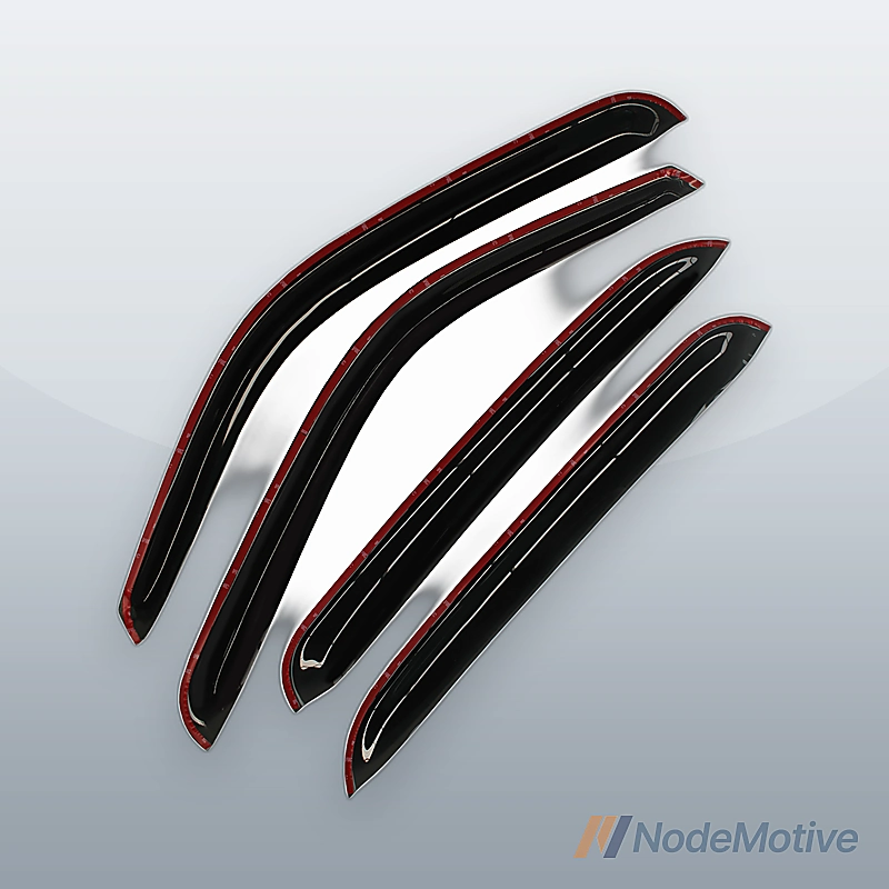 4pcs Sun/Rain Guard Window Visors Fit Cadillac/Chevy/GMC Crew Cab