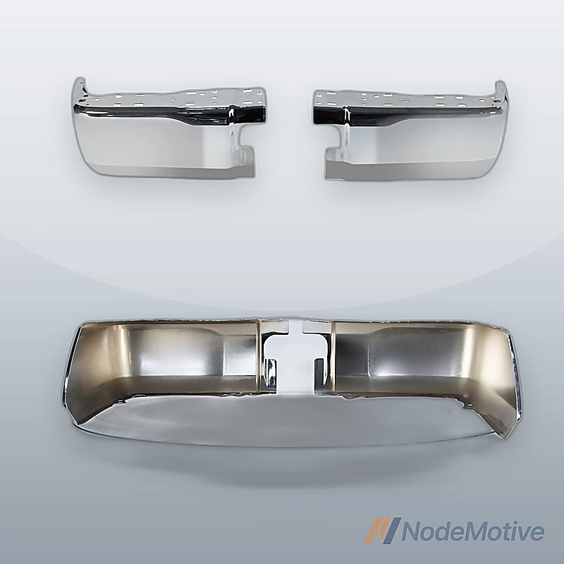 Rear Bumper End Cap Set For Toyota Tundra 2014-21 Bumper Extension Chrome