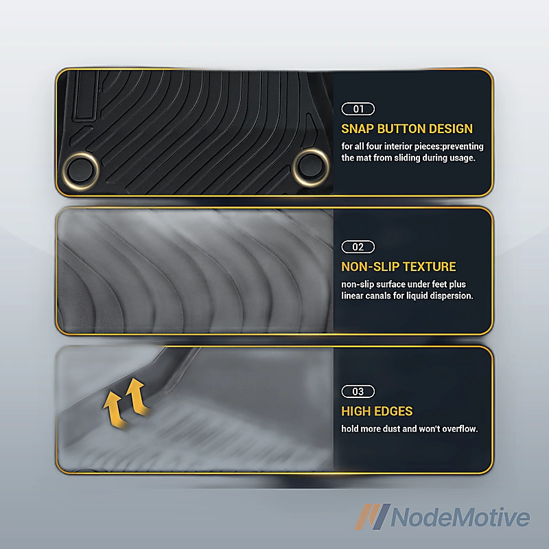 Floor Mats for Mercedes Benz CLA 2014-2019 All Weather TPE