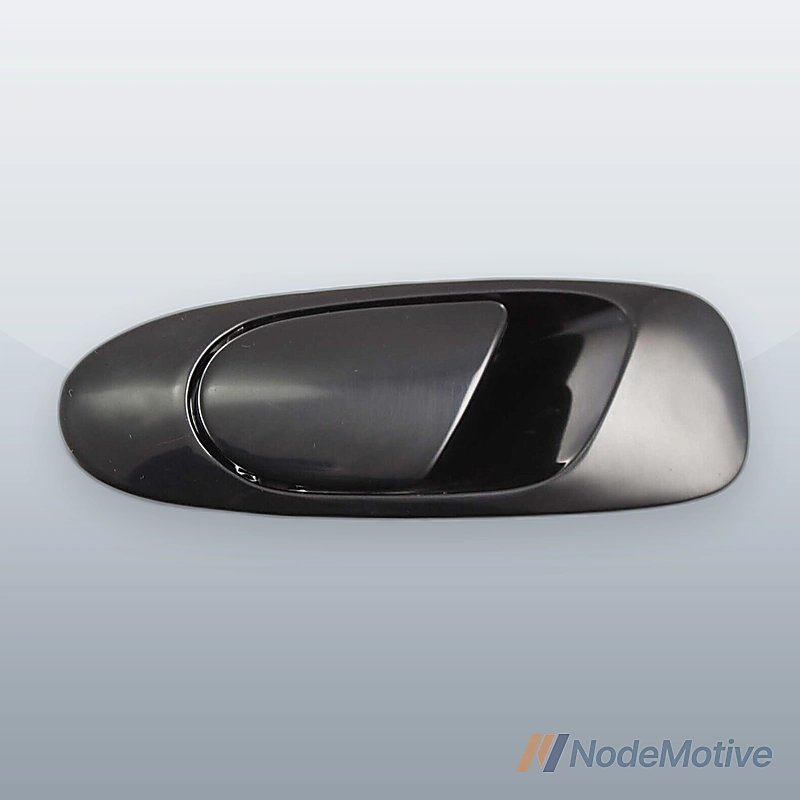 Exterior Door Handle For 92-95 Honda Civic Rear Driver Smooth Black Plastic