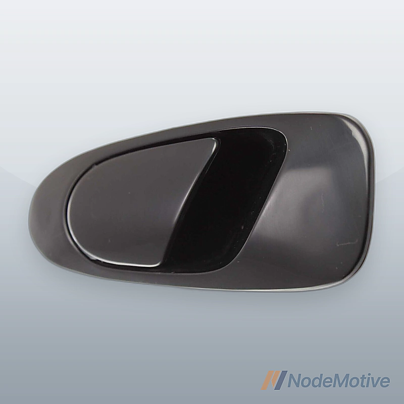 Exterior Door Handle For 92-95 Honda Civic Rear Driver Smooth Black Plastic