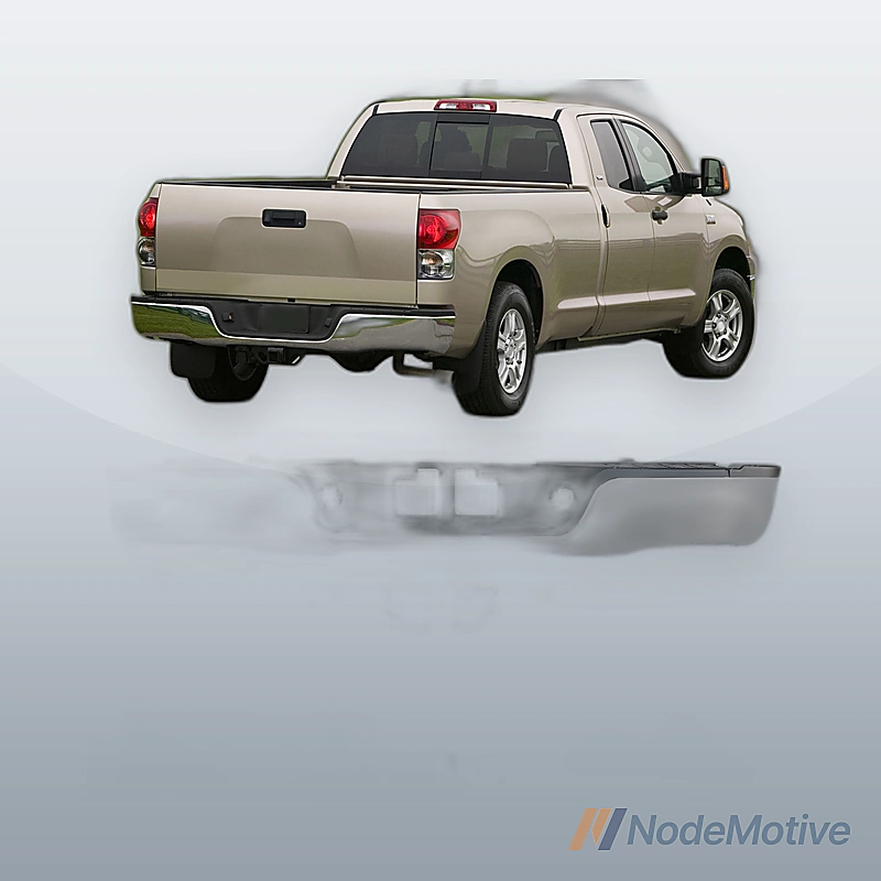 Fit For 2007-2013 Toyota Tundra Chrome Rear Step Bumper Assembly W/o Hole